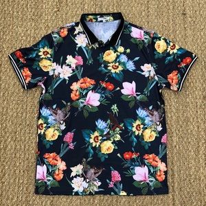 Fashion Nova Short Sleeve Polo - Navy